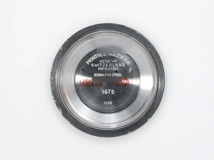 ロレックス GMTマスター Ref.1675 ステンレススチール ブラック文字盤 ジュビリーブレスレット 中古 twp6jqpc