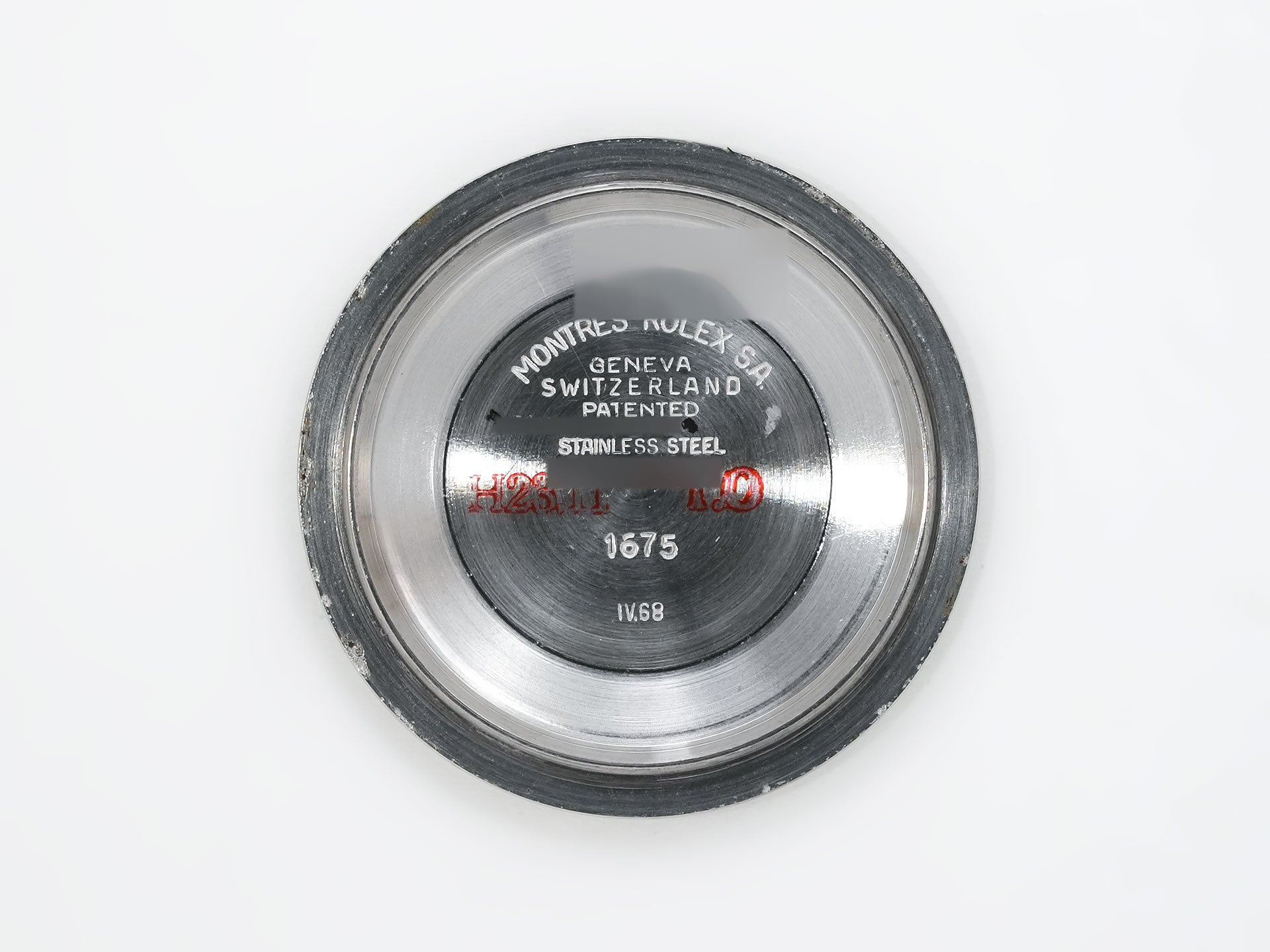 ロレックス GMTマスター Ref.1675 ステンレススチール ブラック文字盤 ジュビリーブレスレット 中古 twp6jqpc