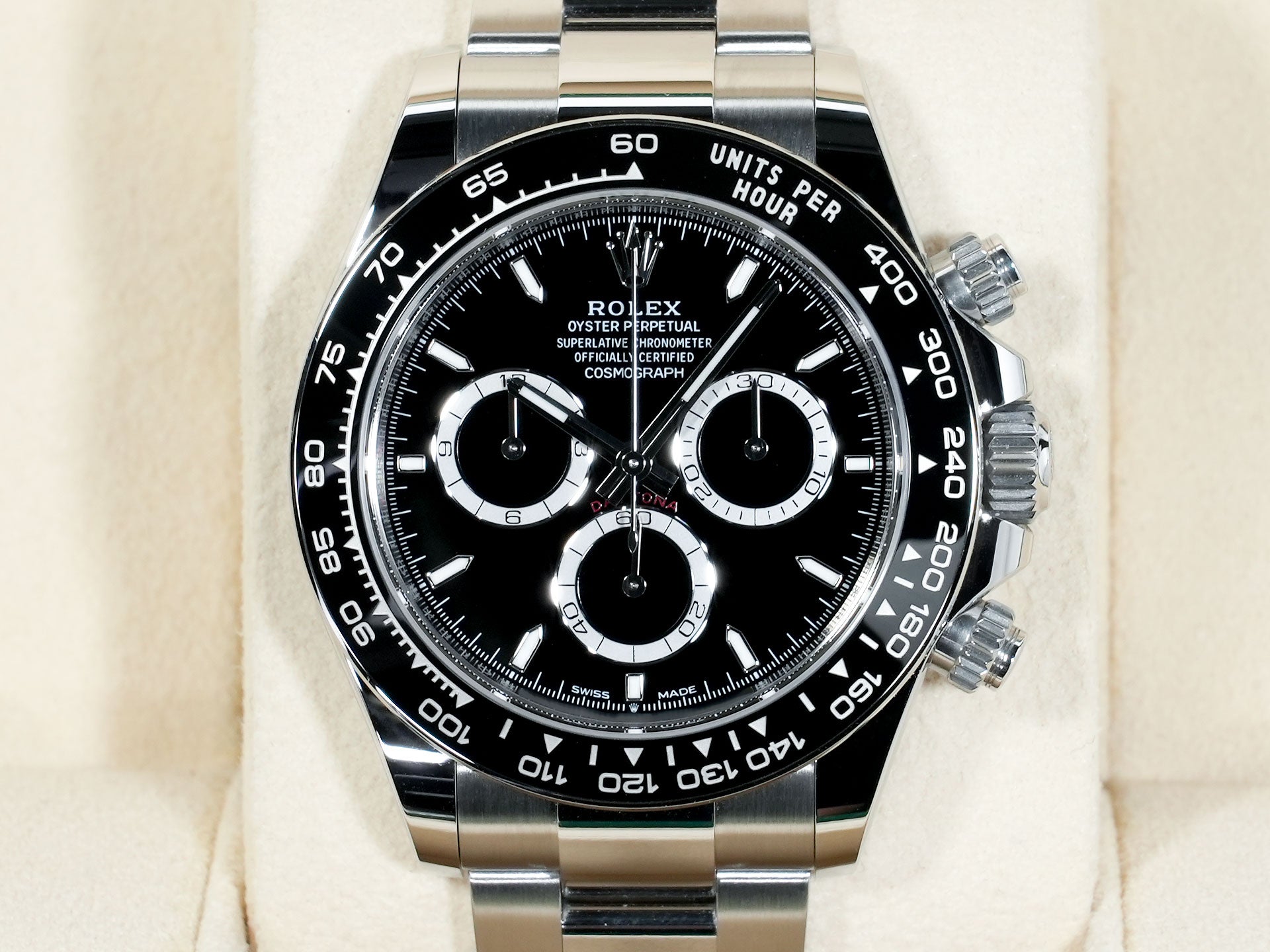 ロレックス デイトナ Ref.126500LN ステンレススチール ブラック文字盤 美中古 5gapwcno