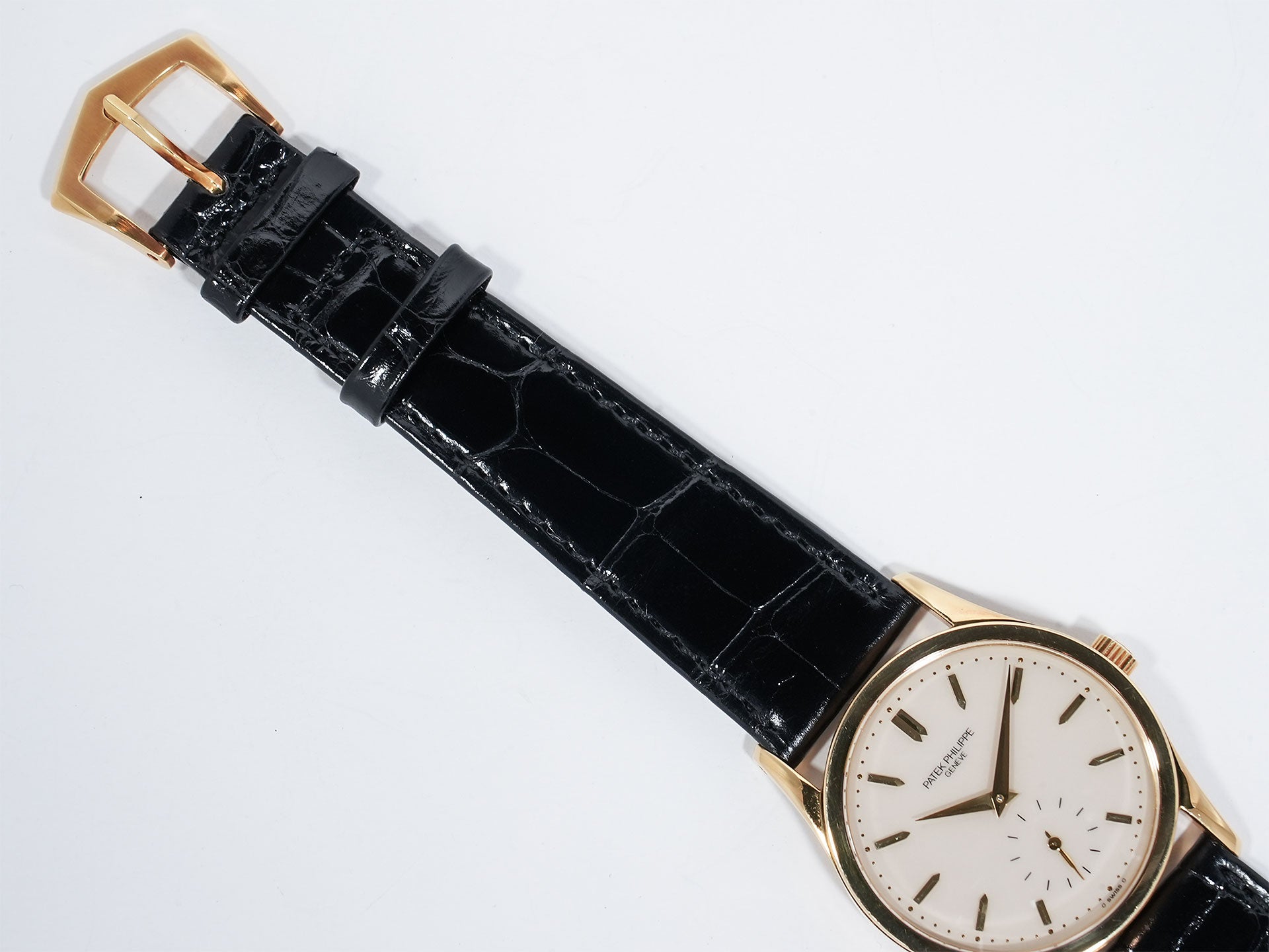 パテックフィリップ カラトラバ Ref.3796R-001 ピンクゴールド アイボリー文字盤 中古 duhnfbek