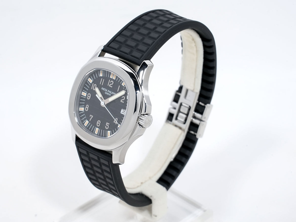 Patek Philippe Aquanaut Ref. 5064A-001 Stainless Steel Black Dial Excellent Condition zkkgyxgq