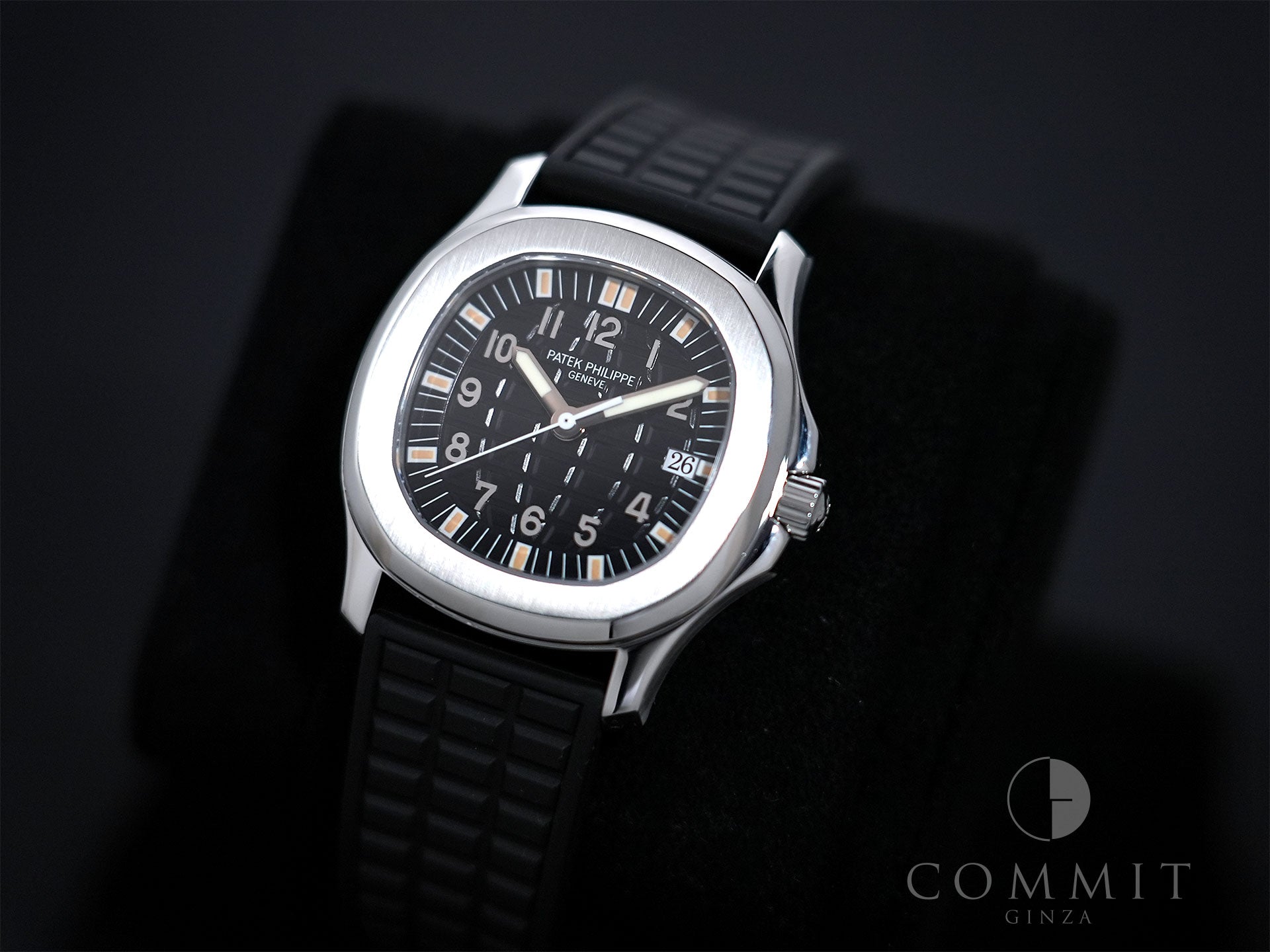 Patek Philippe Aquanaut Ref. 5064A-001 Stainless Steel Black Dial Excellent Condition zkkgyxgq