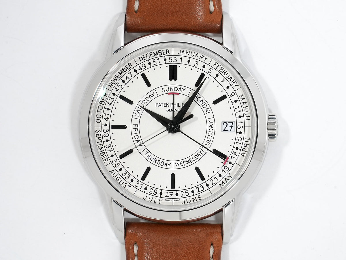 パテックフィリップ カラトラバ ウィークリーカレンダー Ref.5212A-001 ステンレススチール シルバー文字盤 美品 nfdf3obv