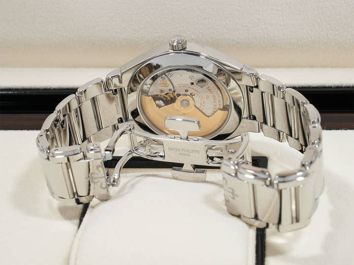 パテックフィリップ Twenty-4 Ref.7300/1200A-011 ステンレススチール オリーブグリーン ソレイユ文字盤 美品 a9kwcubd