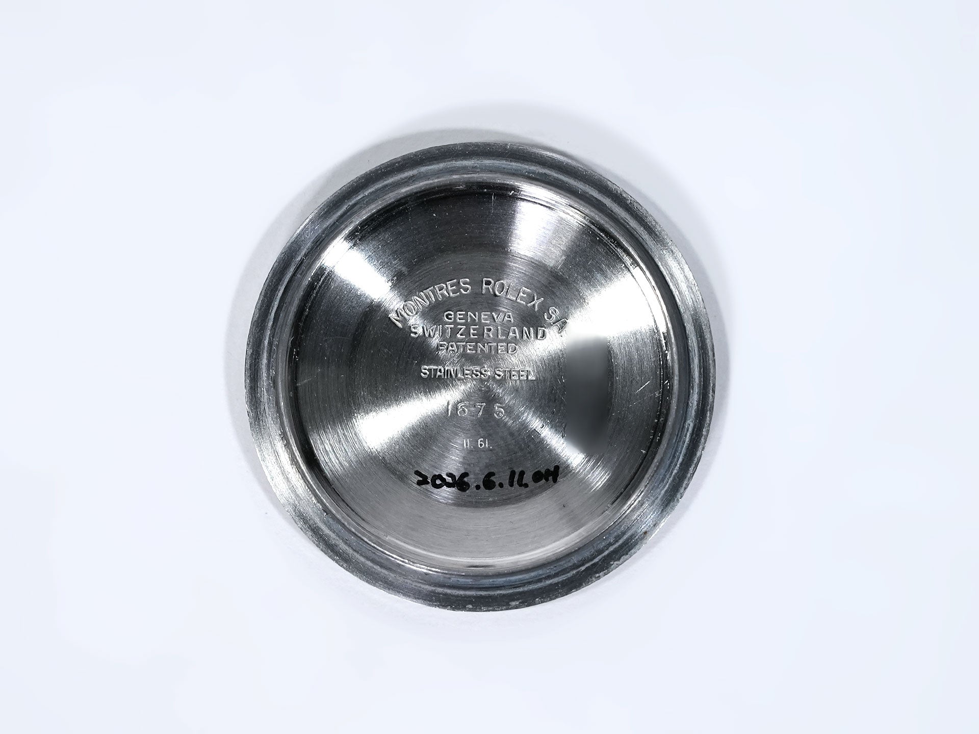 ロレックス GMTマスター Ref.1675 ステンレススチール ブラック文字盤 オイスターブレスレット 中古 v7cs2rn3
