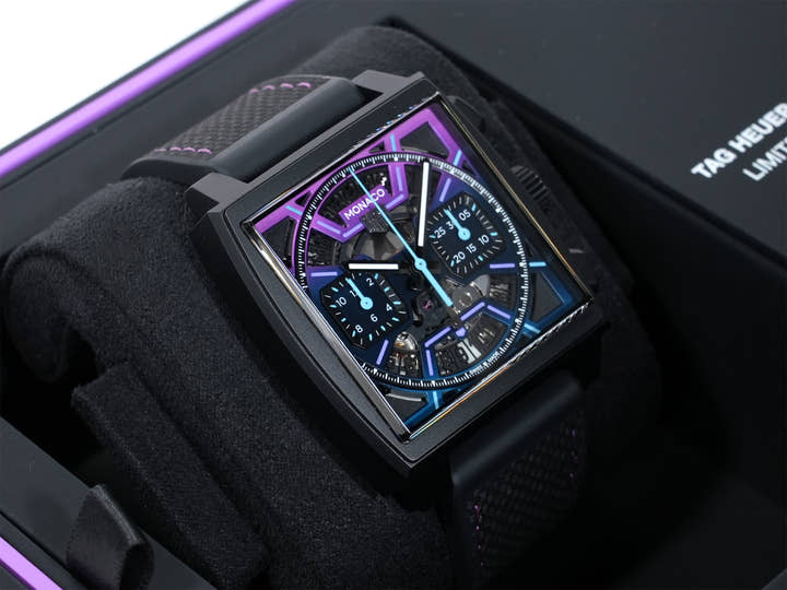 タグホイヤー モナコ クロノグラフ Ref.CBL218E.FT6312 チタン ブラックDLCコーティング ブラック文字盤 未使用 uwsuvdhf