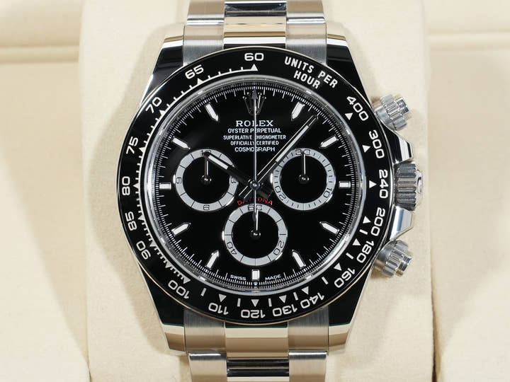 ロレックス デイトナ Ref.126500LN ステンレススチール ブラック文字盤 美中古 nh62wfx5