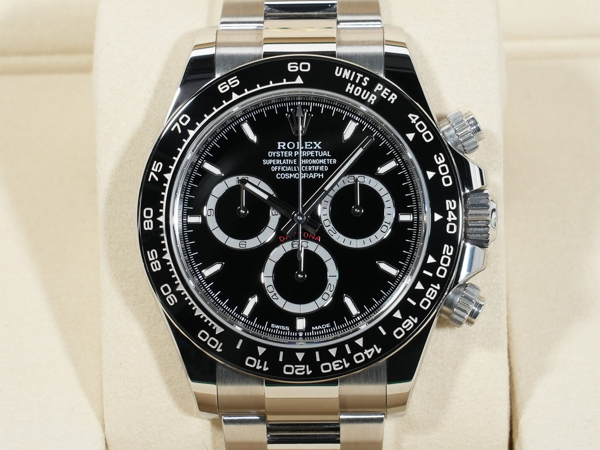 ロレックス デイトナ Ref.126500LN ステンレススチール ブラック文字盤 美中古 nh62wfx5