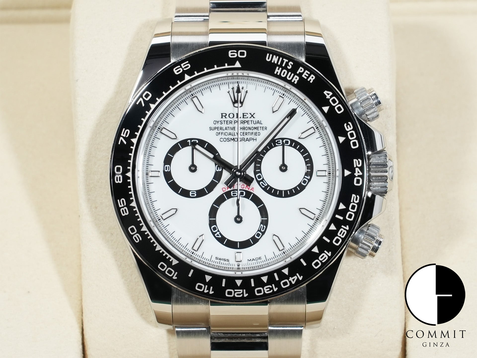 ロレックス デイトナ Ref.126500LN ステンレススチール ホワイト文字盤 中古 u3p7xy79