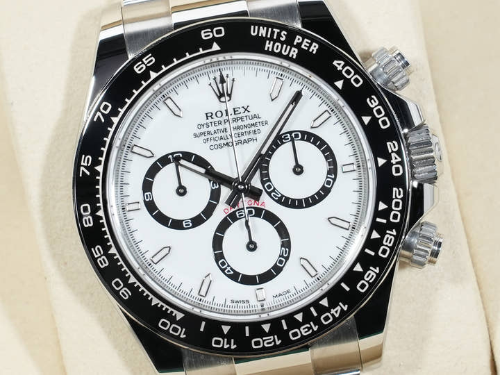 ロレックス デイトナ Ref.126500LN ステンレススチール ホワイト文字盤 中古 u3p7xy79