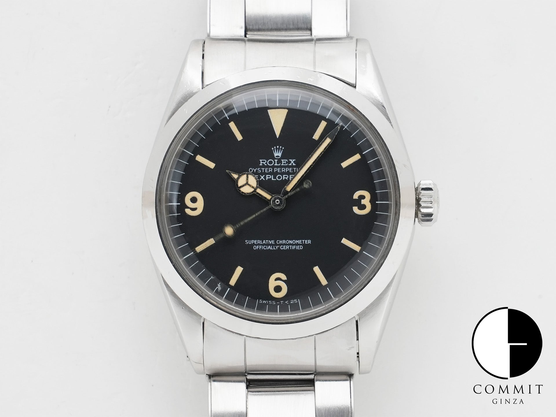 ROLEX Explorer I Ref. 1016 Stainless Steel Black Dial Used imvj69k3