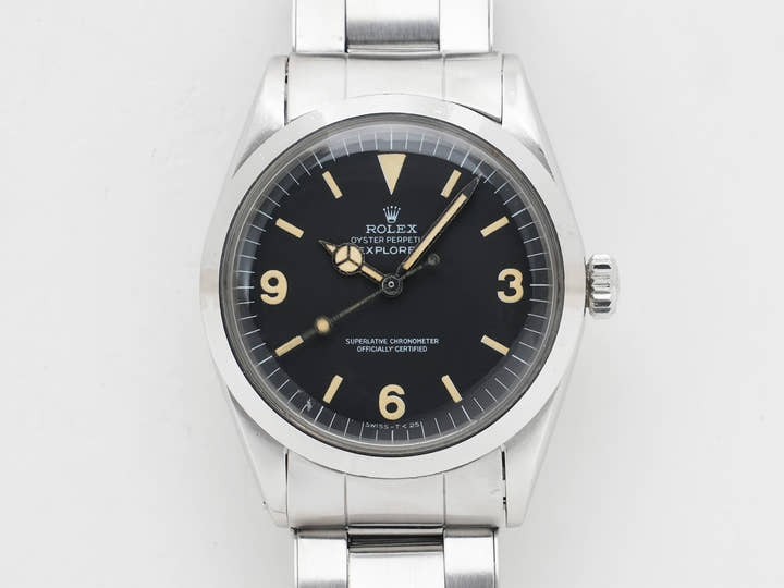ROLEX Explorer I Ref. 1016 Stainless Steel Black Dial Used imvj69k3