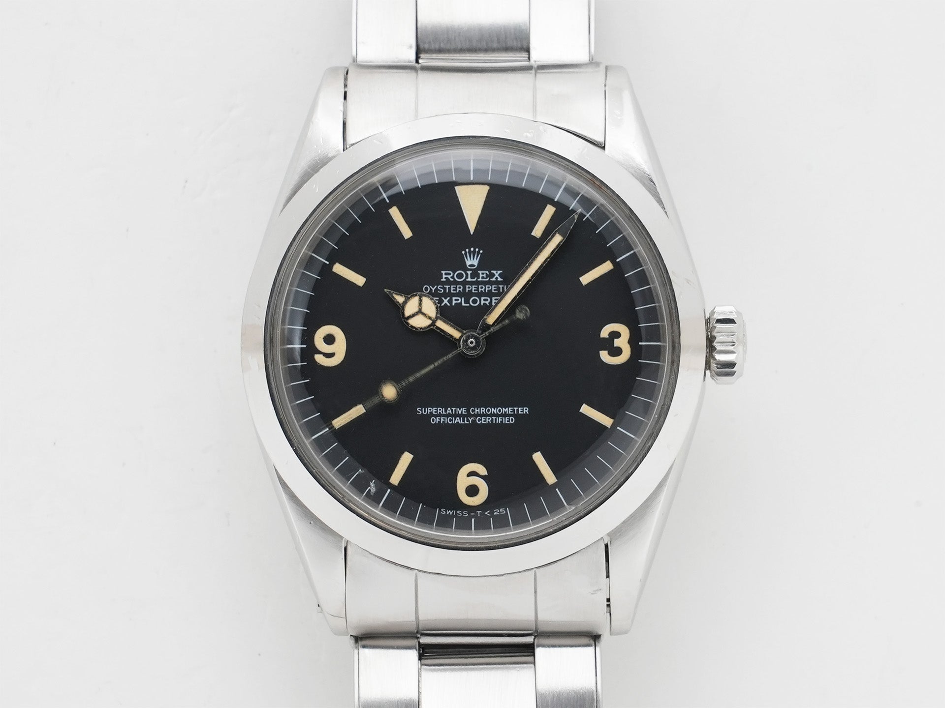 ROLEX Explorer I Ref. 1016 Stainless Steel Black Dial Used imvj69k3