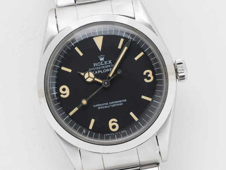 ROLEX Explorer I Ref. 1016 Stainless Steel Black Dial Used imvj69k3