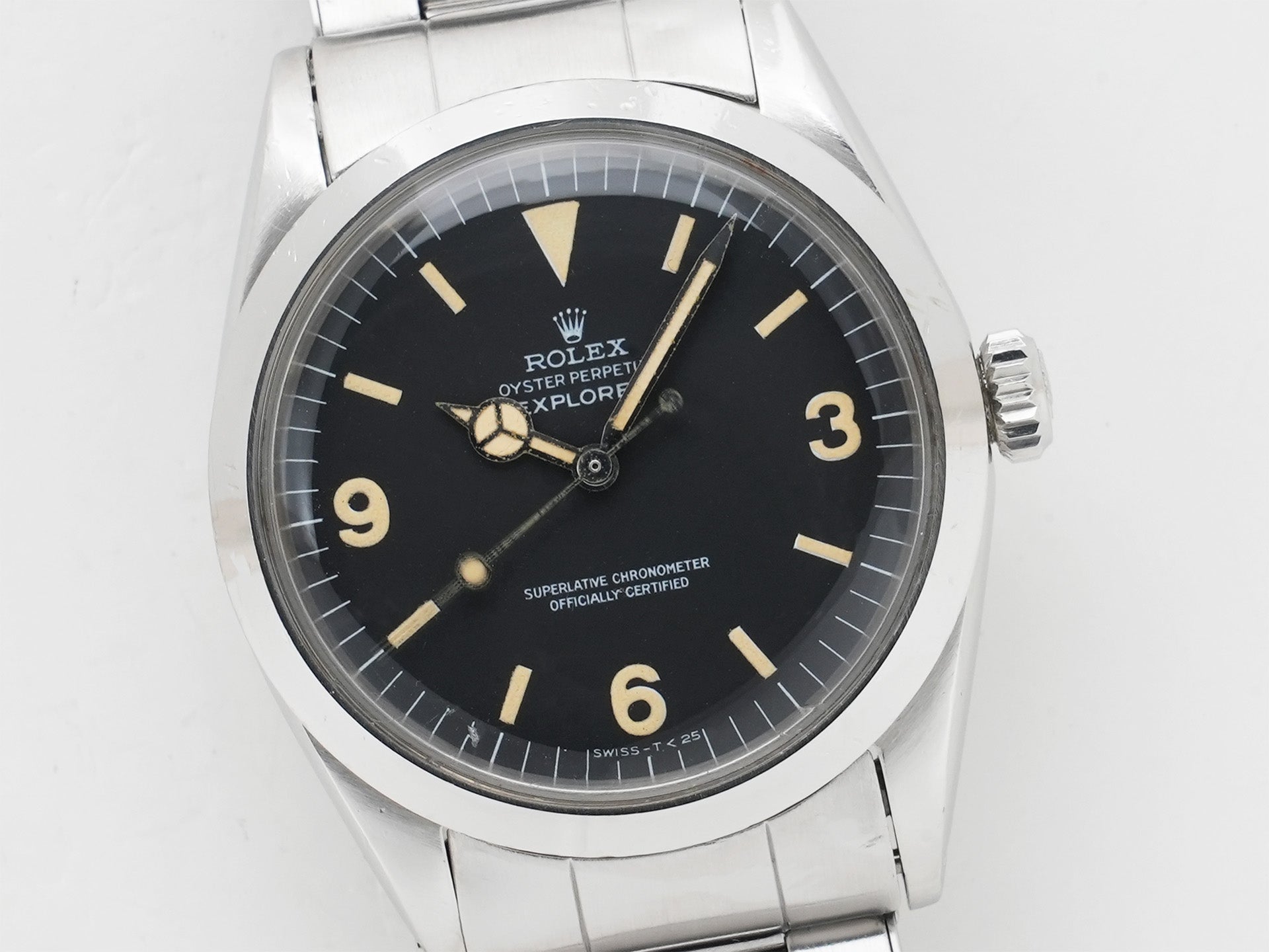 ROLEX Explorer I Ref. 1016 Stainless Steel Black Dial Used imvj69k3