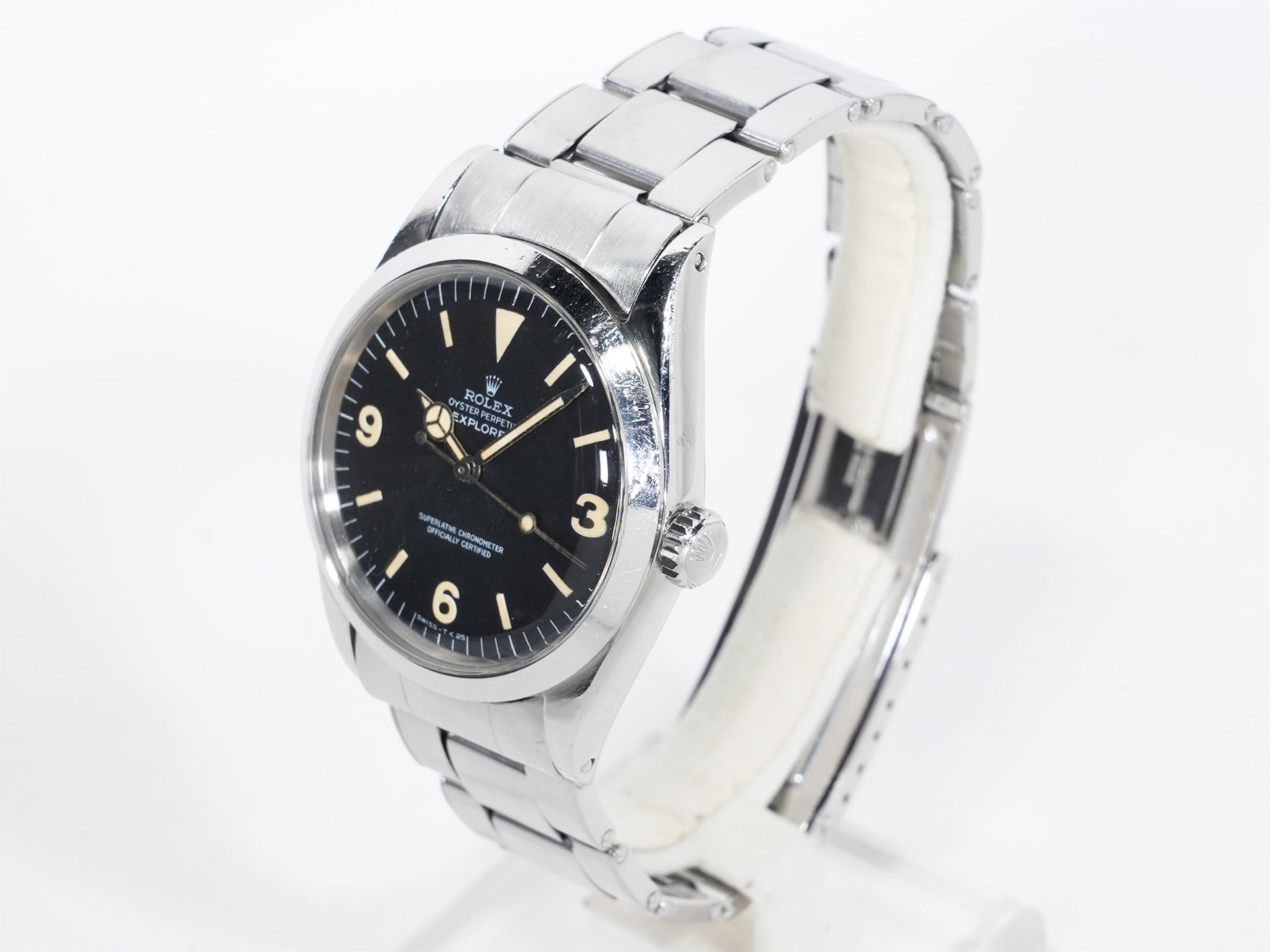 ROLEX Explorer I Ref. 1016 Stainless Steel Black Dial Used imvj69k3