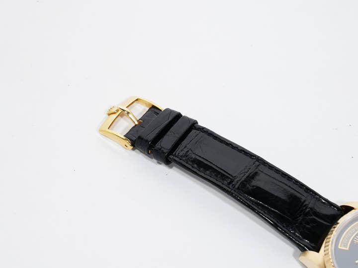 ロレックス デイデイト36 Ref.18038 イエローゴールド オニキス文字盤 中古 78xpar4z