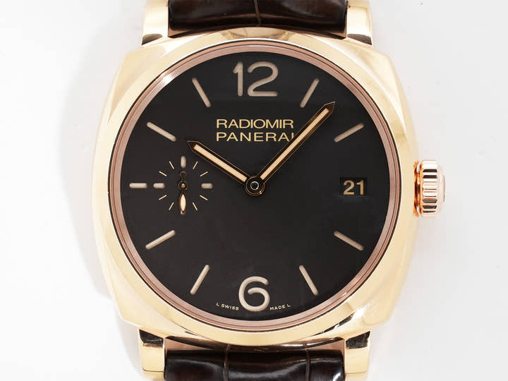 パネライ ラジオミール 1940 Ref.PAM00515 レッドゴールド ブラウン文字盤 中古 zumb4pts