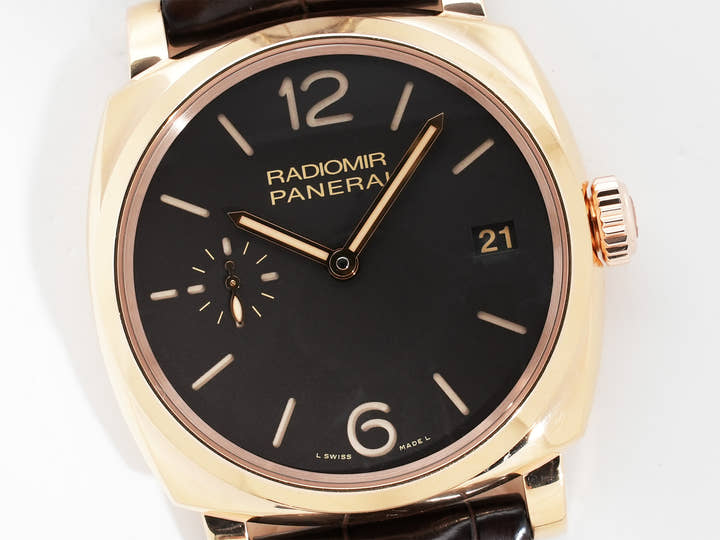 パネライ ラジオミール 1940 Ref.PAM00515 レッドゴールド ブラウン文字盤 中古 zumb4pts