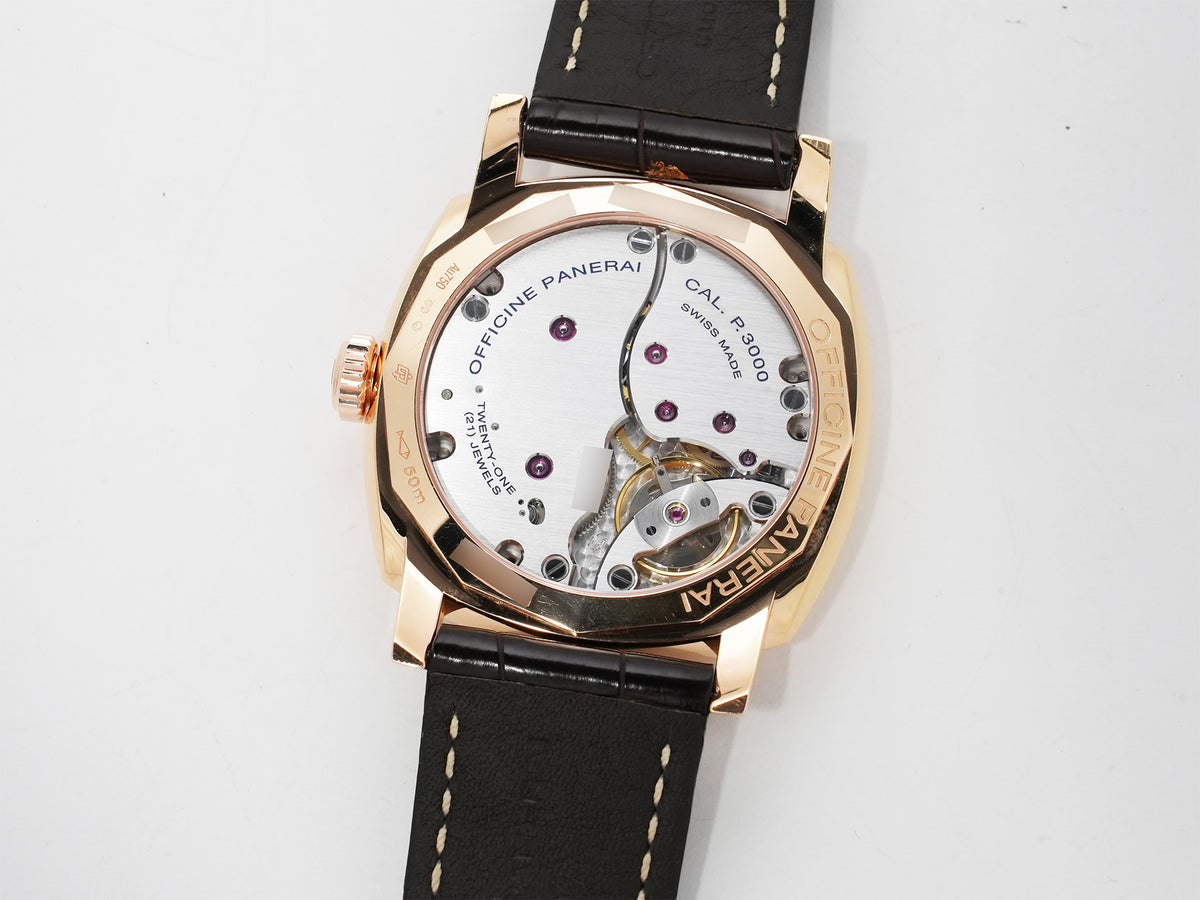 パネライ ラジオミール 1940 Ref.PAM00515 レッドゴールド ブラウン文字盤 中古 zumb4pts