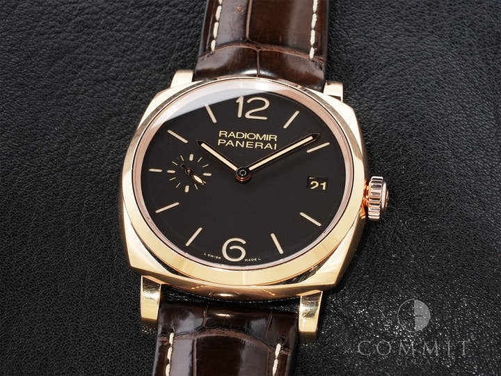 パネライ ラジオミール 1940 Ref.PAM00515 レッドゴールド ブラウン文字盤 中古 zumb4pts