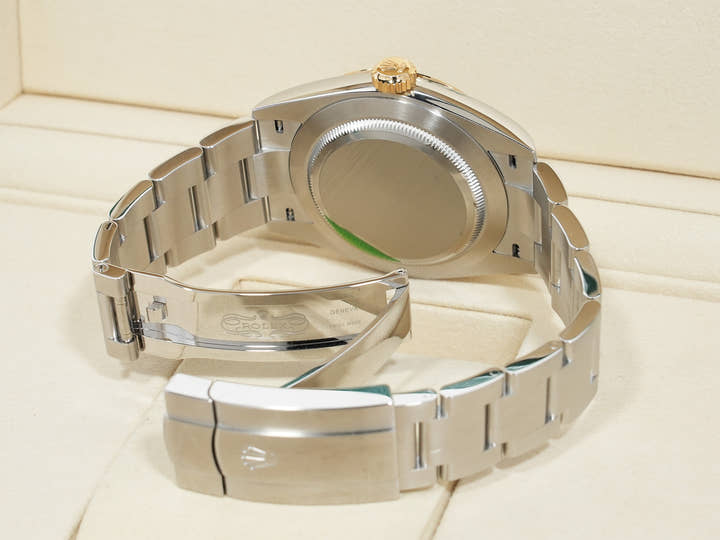 Rolex Oyster Perpetual 41 Ref. 134303 Stainless Steel/Yellow Gold Slate Dial Unused dzaicsom