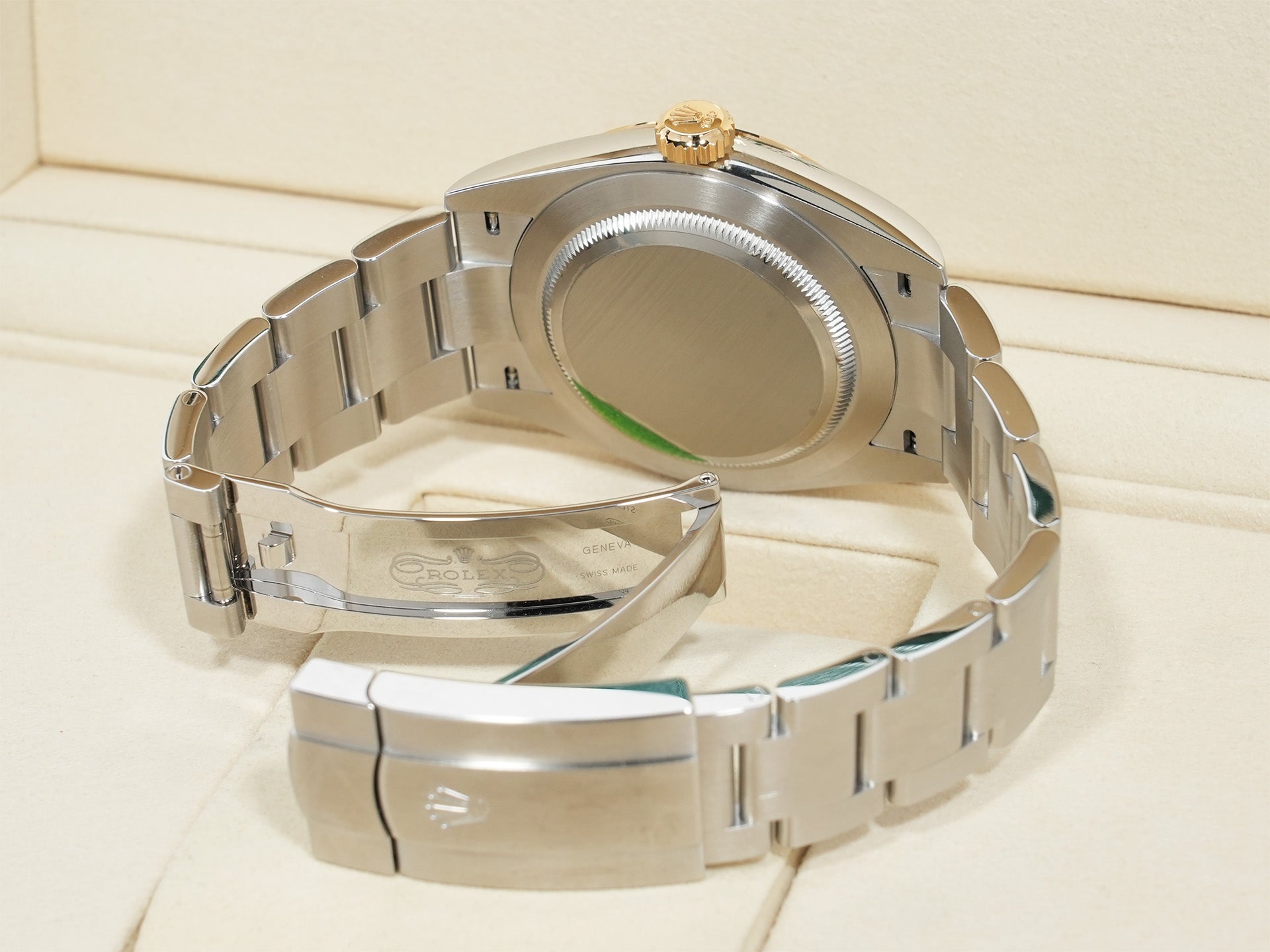 Rolex Oyster Perpetual 41 Ref. 134303 Stainless Steel/Yellow Gold Slate Dial Unused dzaicsom