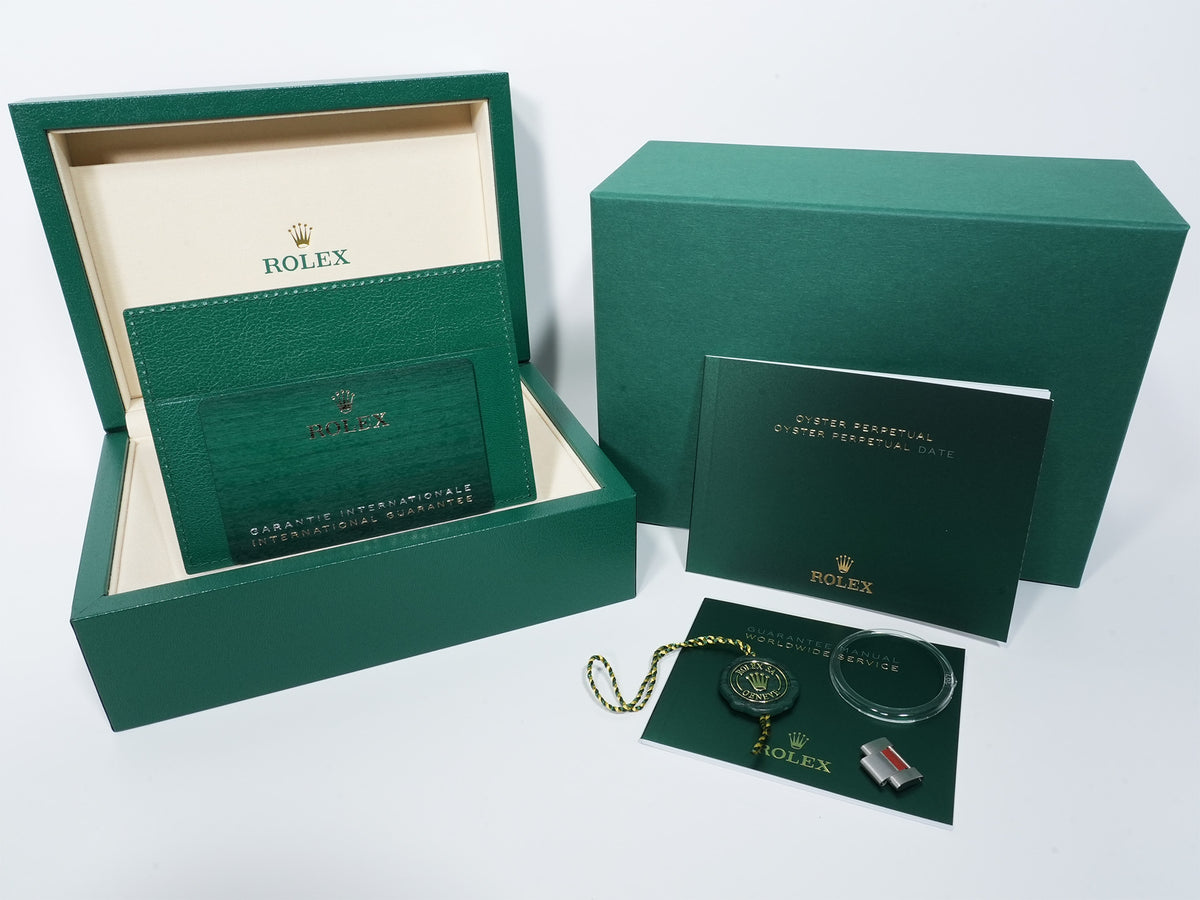 Rolex Oyster Perpetual 41 Ref. 134303 Stainless Steel/Yellow Gold Slate Dial Unused dzaicsom
