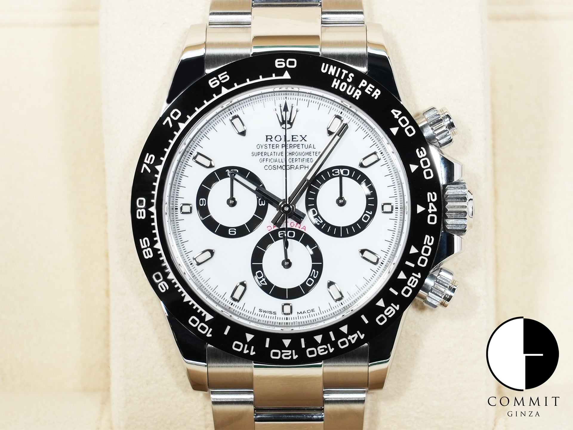 Rolex Daytona Ref. 116500LN Stainless Steel White Dial Excellent Used Condition xyzihs97
