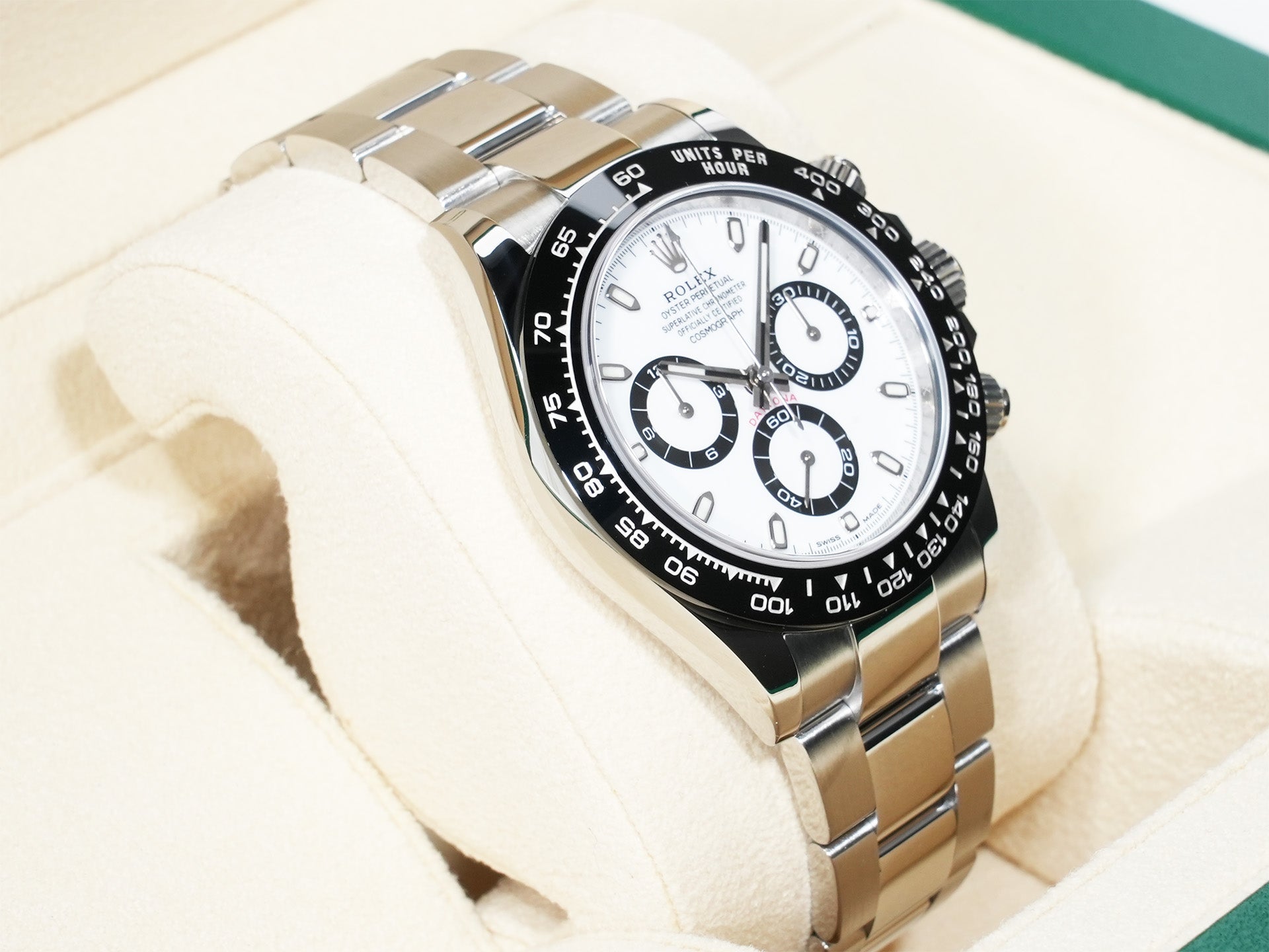 Rolex Daytona Ref. 116500LN Stainless Steel White Dial Excellent Used Condition xyzihs97