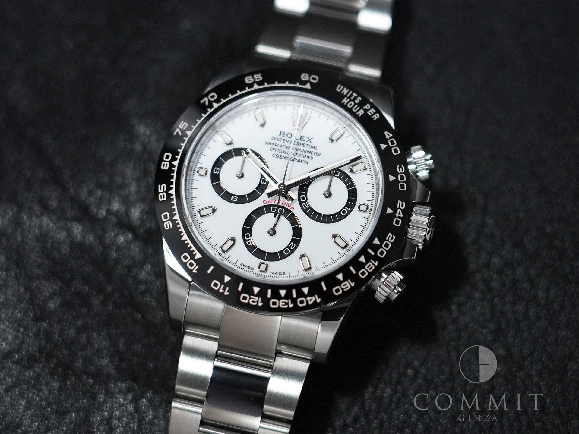 Rolex Daytona Ref. 116500LN Stainless Steel White Dial Excellent Used Condition xyzihs97