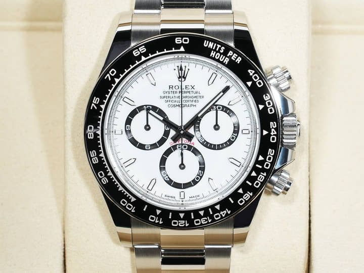 ROLEX Daytona Ref. 126500LN Stainless Steel White Dial Excellent Condition ip42htn7