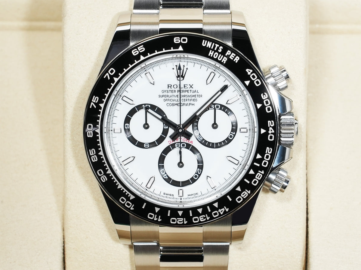 ROLEX Daytona Ref. 126500LN Stainless Steel White Dial Excellent Condition ip42htn7