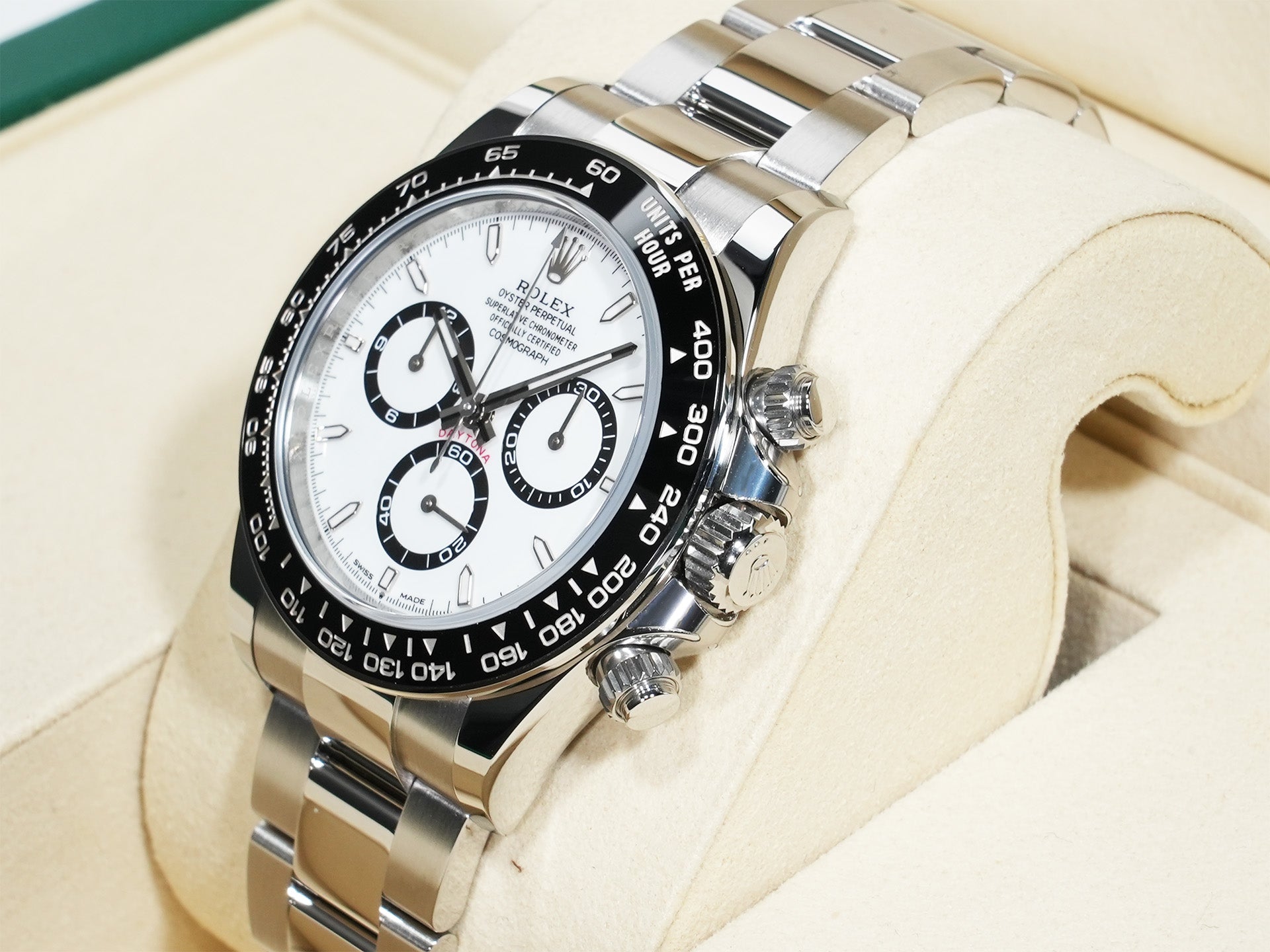 ROLEX Daytona Ref. 126500LN Stainless Steel White Dial Excellent Condition ip42htn7