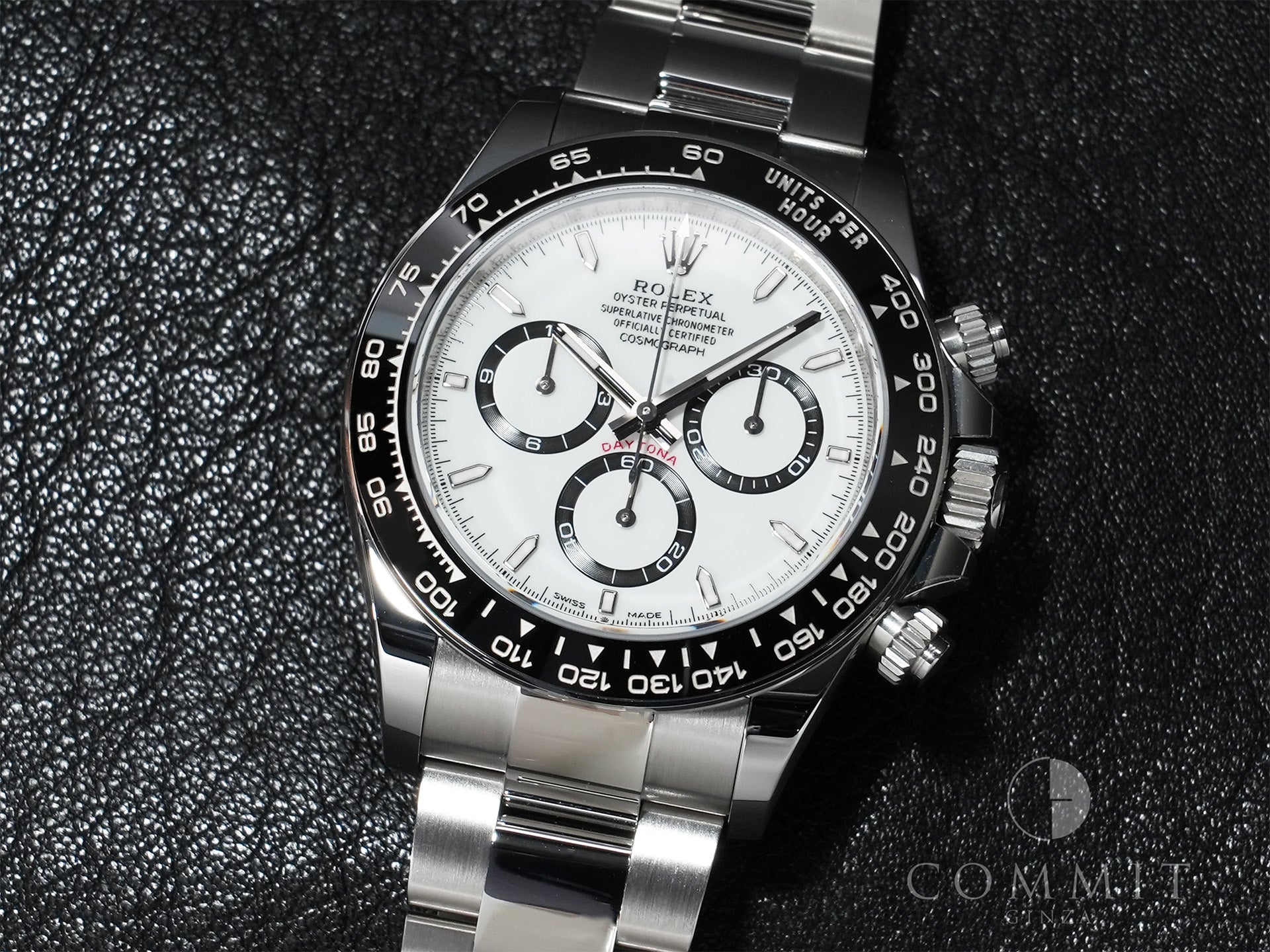 ROLEX Daytona Ref. 126500LN Stainless Steel White Dial Excellent Condition ip42htn7