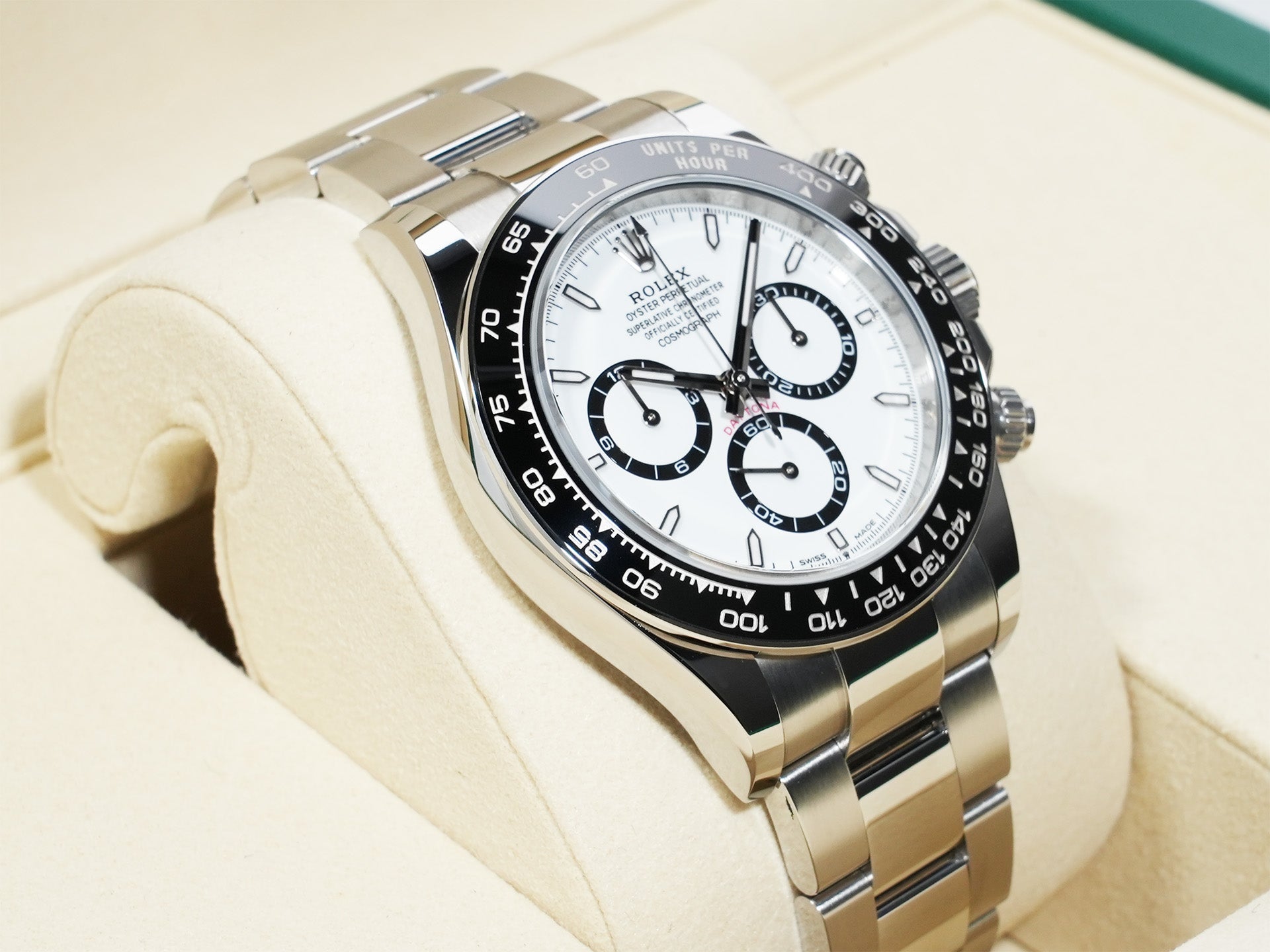 Rolex Daytona Ref. 126500LN Stainless Steel White Dial Excellent Condition 4x93s8ta