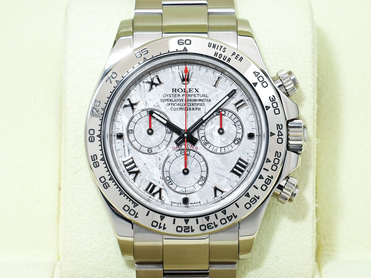 Rolex Daytona Ref. 116509 White Gold Meteorite Dial Excellent Condition 4gd7qsga