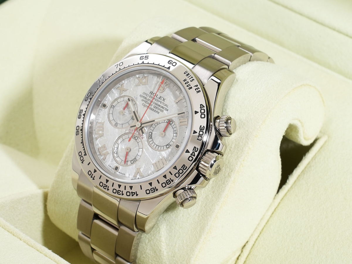 Rolex Daytona Ref. 116509 White Gold Meteorite Dial Excellent Condition 4gd7qsga
