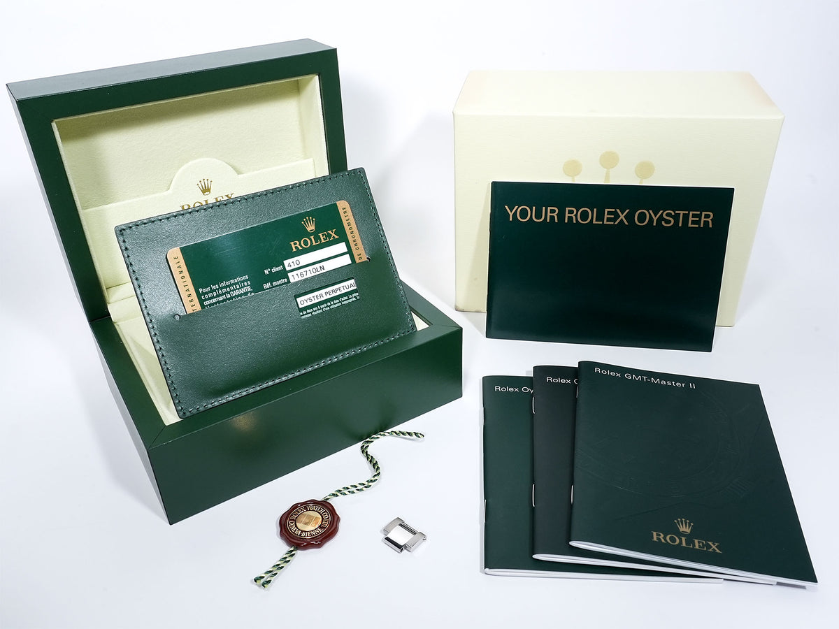 Rolex GMT-Master II Ref.116710LN Stainless Steel Black Dial Oyster Bracelet Excellent Used 2pyqpsfw