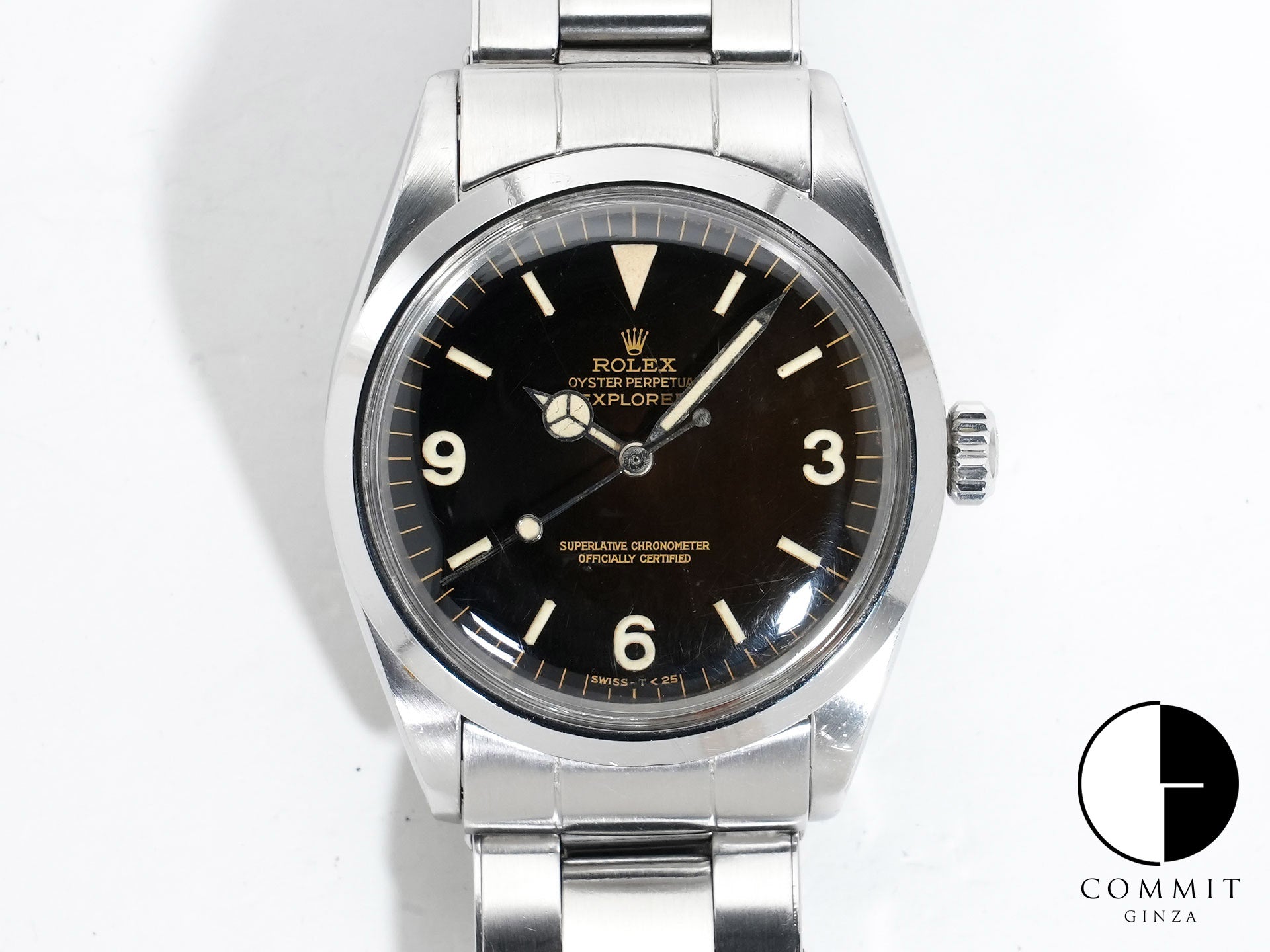 Rolex Explorer I Ref. 1016 Stainless Steel Black Dial Used 9ztx4utw