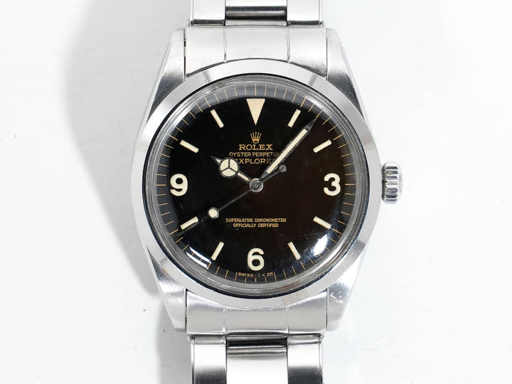 Rolex Explorer I Ref. 1016 Stainless Steel Black Dial Used 9ztx4utw