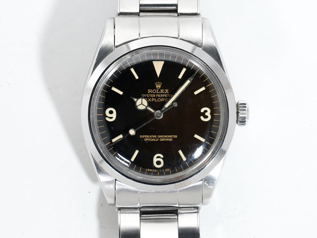 Rolex Explorer I Ref. 1016 Stainless Steel Black Dial Used 9ztx4utw