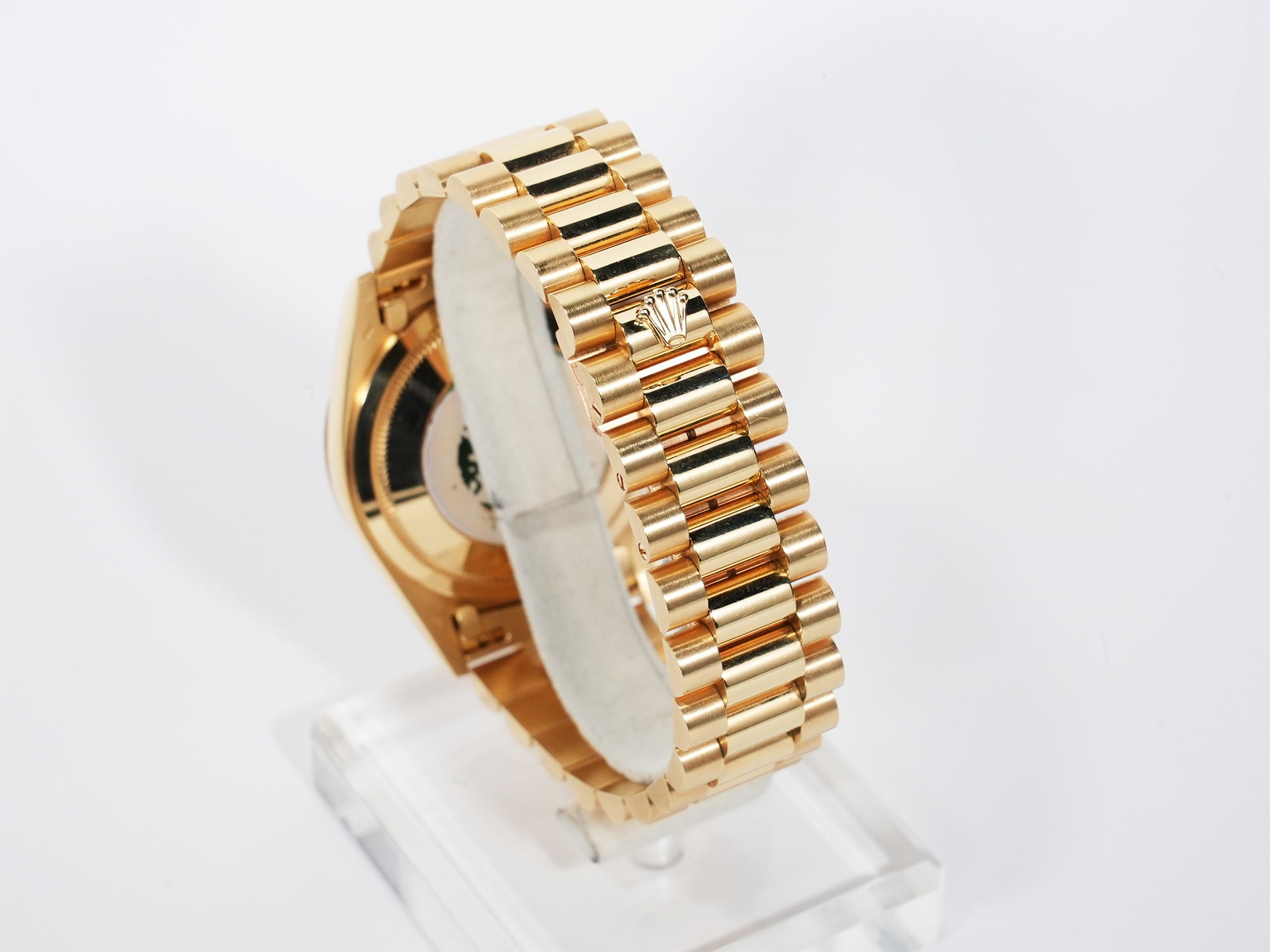 Rolex Day-Date 36 Ref. 18238NGE Yellow Gold White Mother-of-Pearl Dial Used 753z6vqg