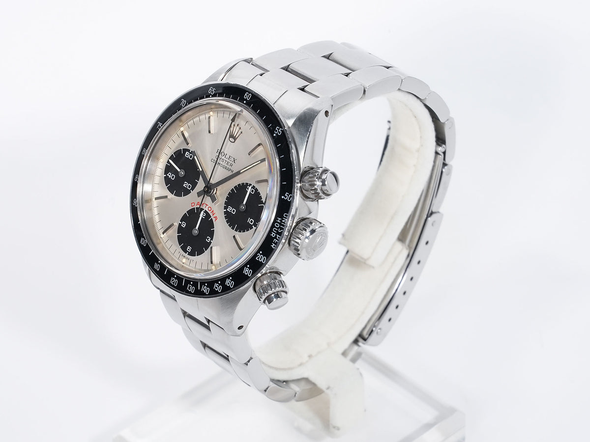 Rolex Daytona Ref.6263 Stainless Steel Silver Dial Used 4gpvuf8y