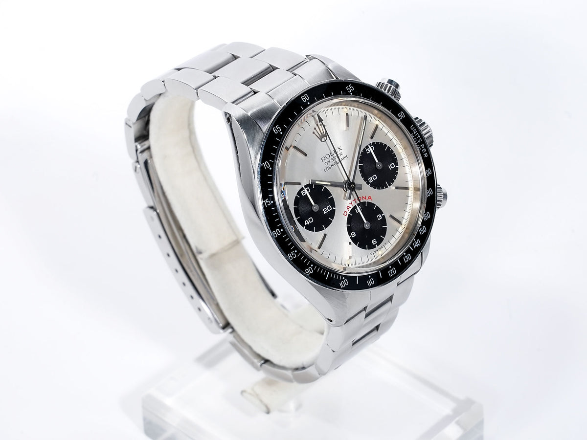 Rolex Daytona Ref.6263 Stainless Steel Silver Dial Used 4gpvuf8y