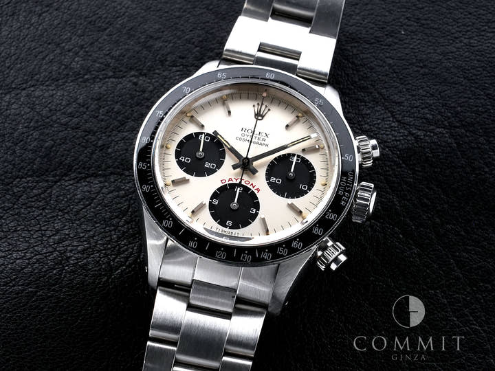 Rolex Daytona Ref.6263 Stainless Steel Silver Dial Used 4gpvuf8y