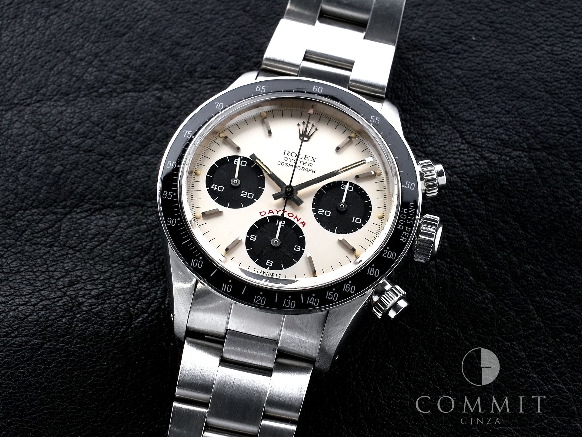 Rolex Daytona Ref.6263 Stainless Steel Silver Dial Used 4gpvuf8y