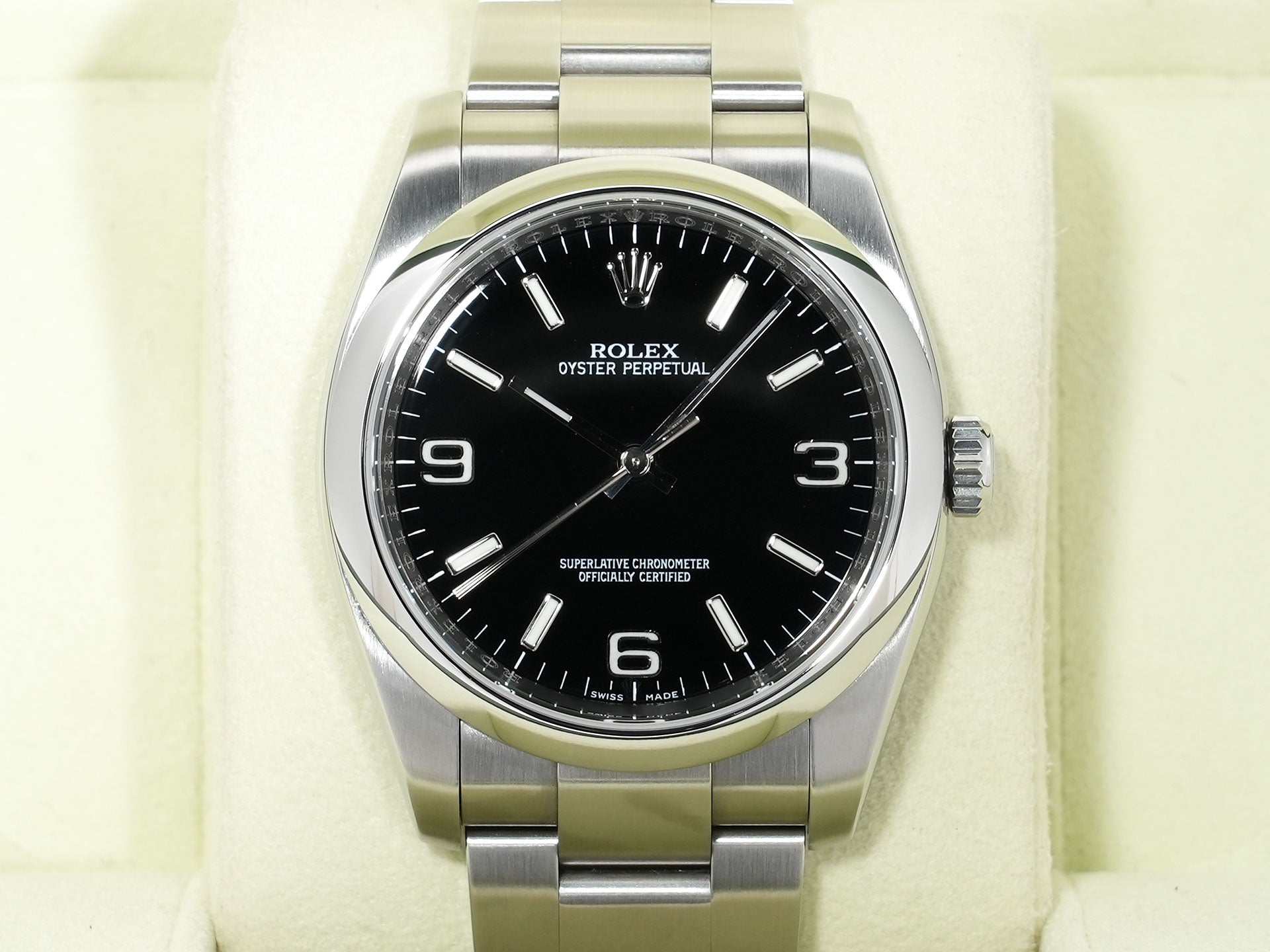 Rolex Oyster Perpetual 36 Ref. 116000 Stainless Steel Black Dial Used 4jxpmxof