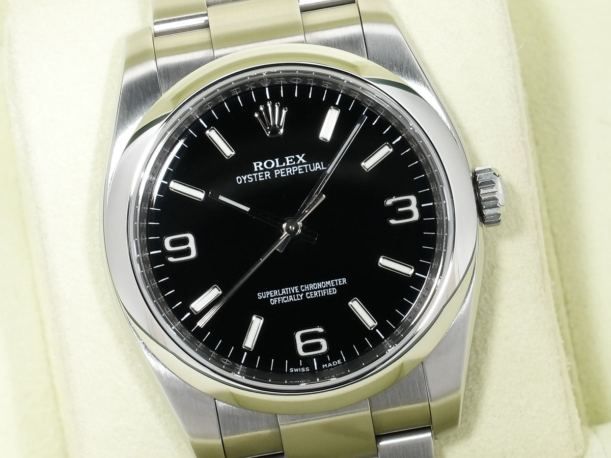 Rolex Oyster Perpetual 36 Ref. 116000 Stainless Steel Black Dial Used 4jxpmxof