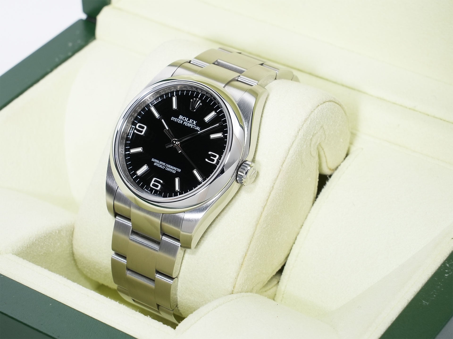Rolex Oyster Perpetual 36 Ref. 116000 Stainless Steel Black Dial Used 4jxpmxof